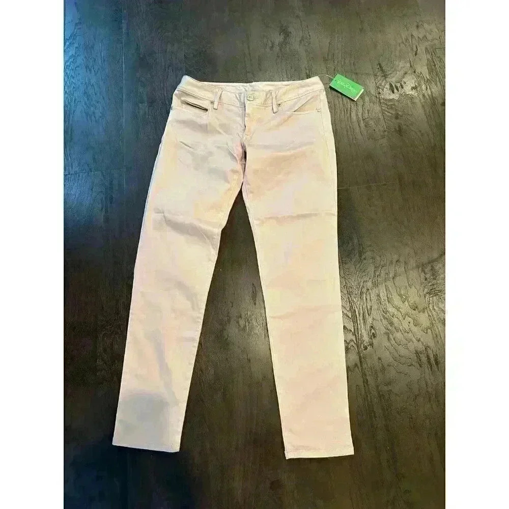 NWT lilly Pulitzer‎ pink jeans size 6 b42